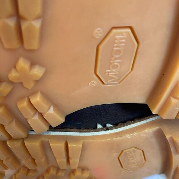 Montelliana knit suede winter boots tall wool insulated warm vibram size 39 US 9 - Picture 14 of 14